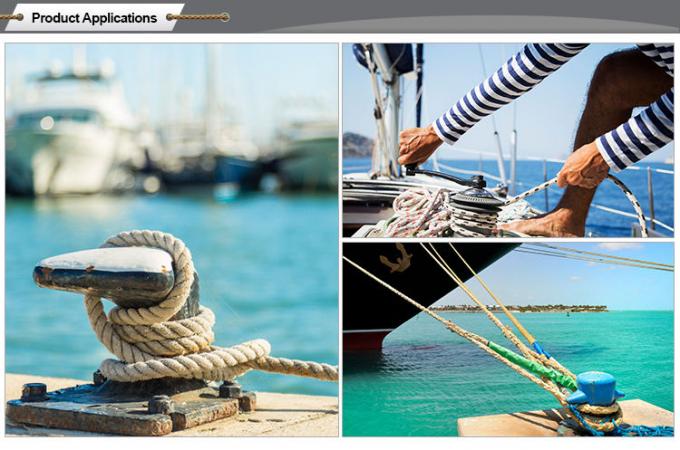 Festmachen Nylonstrang-des umsponnenen Yacht-Seils des Festmacher-48mmx220m der Trossen-8 8