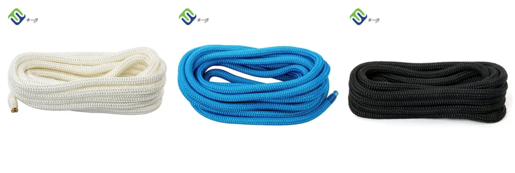 4mm-30mm Doppelt-umsponnenes Nylonseil für Segeljacht-Boots-Liegeplatz