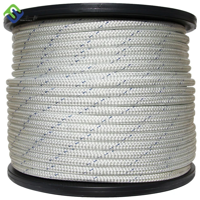 4mm-30mm Doppelt-umsponnenes Nylonseil für Segeljacht-Boots-Liegeplatz