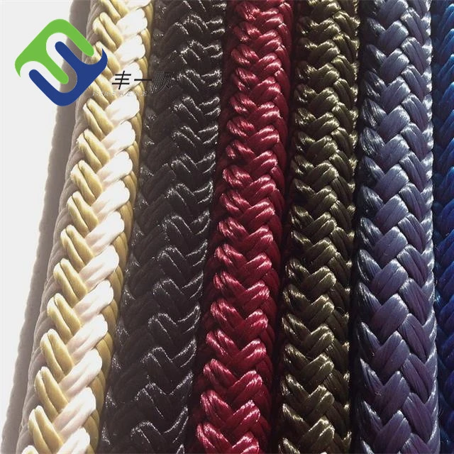 4mm-30mm Doppelt-umsponnenes Nylonseil für Segeljacht-Boots-Liegeplatz