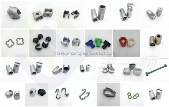 UV-beständiges Seil aus Polypropylen mit 6 Strängen für Kinderkletternetze 5