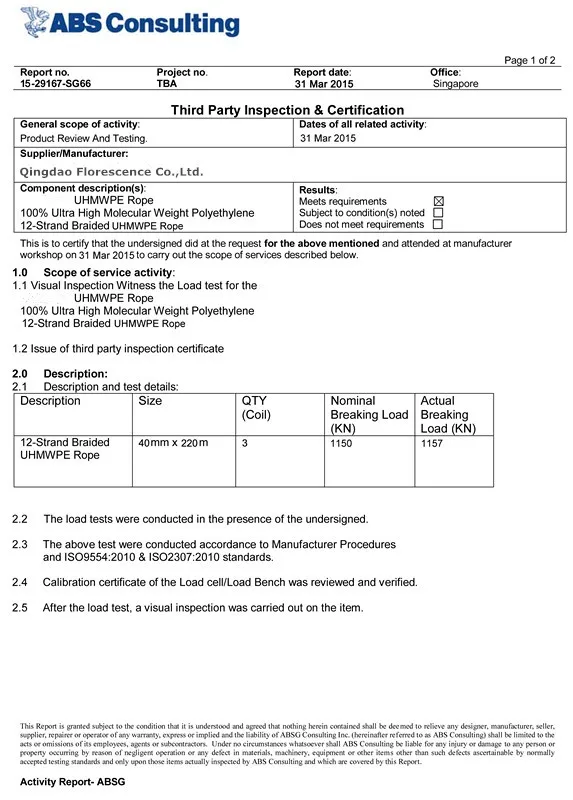 Polypropylen-PP8-Flohrseil für Schiffsverankerung mit geringer Dehnung 9