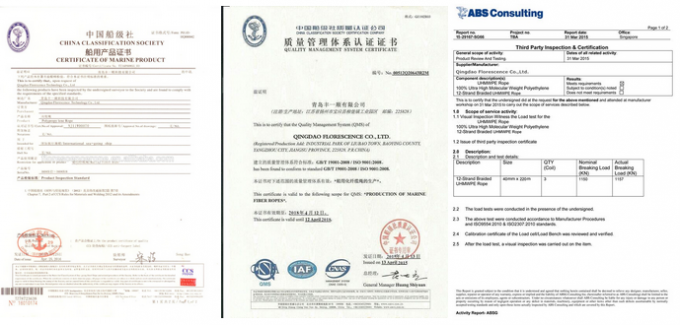 12 Strang UHMWPE Synthetisches Seil UHMWPE Schiffsseil 13