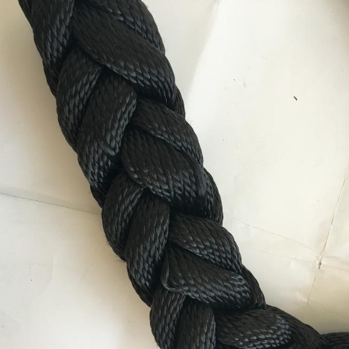 8 Stränge PP Polyester gemischte Marine Mooring Tails Seil 64mm 72mm 80mm mit 11m Länge 4