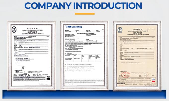 8 Stränge PP Polyester gemischte Marine Mooring Tails Seil 64mm 72mm 80mm mit 11m Länge 11