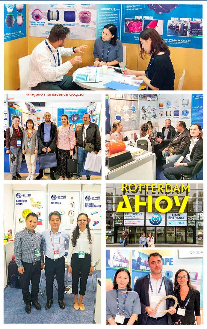 Hohe Festigkeit doppelt geflochtene Polyesterjacke mit Uhmwpe Marine Schleppseil 8