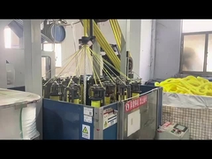 Zweifach geflochtes gelbes Polypropylenseil