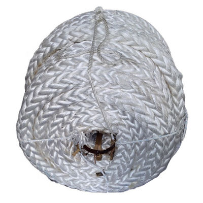 66mm Diameter 8-Strand Polyester Rope with 220m Length and 12 Months Warranty for Marine Mooring
