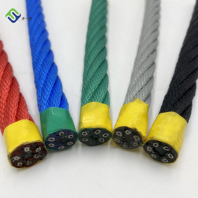 6 Polyester-Kombinations-Seil-Spielplatz des Strang-16mm umsponnenes im Freien