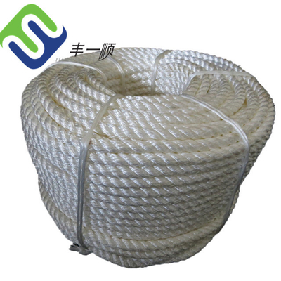 12mm - 48mm 3 Strang-Marine Rope-Polyamid-Faser-Nylonschiffstau 100%
