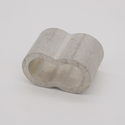 16mm Spielplatz-Seil-Verbindungsstück-silberne Aluminiumseil-Falz-Verbindungsstücke