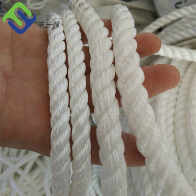 12mm verdrehter 3 Strang-Nylonseil-Boots-Ankertau für Marinesoldaten