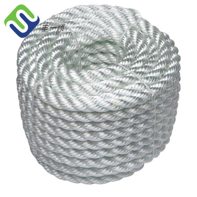 Hochspannbarkeit 3 Stränge 4mm-60mm Nylon-Schiffverbindungsseil Polyamid Bootssegeln