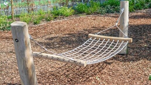 Strang-Polyester-Kombinations-Seil-Hängematte im Freien 1.5*0.8m des Baum-Schwingen-4