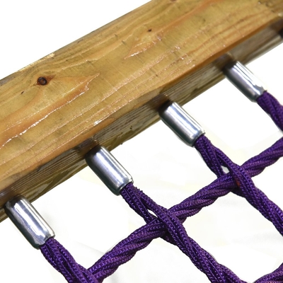 Strang-Polyester-Kombinations-Seil-Hängematte im Freien 1.5*0.8m des Baum-Schwingen-4