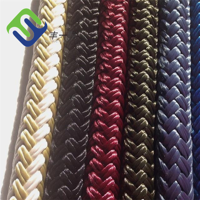 Mehrfarbige doppelt geflochtenen Nylon Segelboot Anlegelei 6mm bis 50mm 1/4 " bis 2"