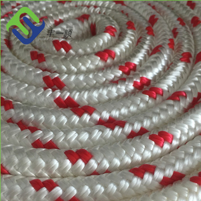 Mehrfarbige doppelt geflochtenen Nylon Segelboot Anlegelei 6mm bis 50mm 1/4 " bis 2"