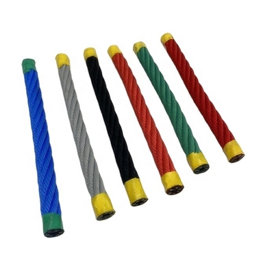 16 mm 6 Strang PP Kombinationsseil mit Stahldrahtkern für Kletternetz