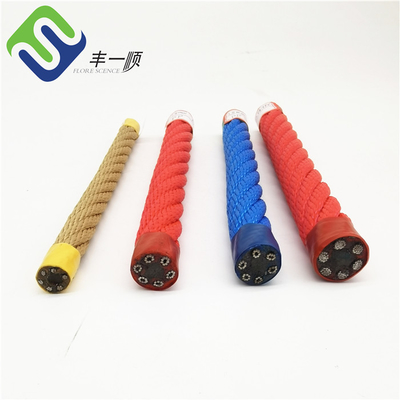 UV-beständiges 16 mm Polyester-Kombinationsseil mit Zubehör für Netze