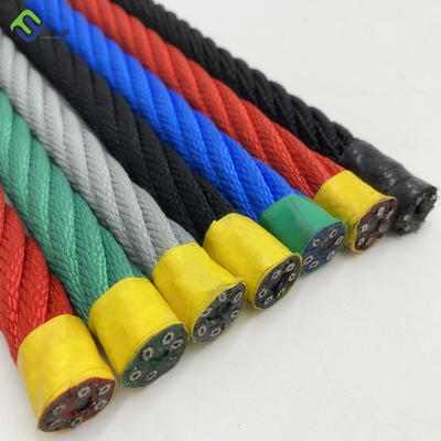 16 mm Polypropylen Multifilament Seil für Kinder im Freien Spielplatz Kletterer und Schaukel 6 Strangstruktur