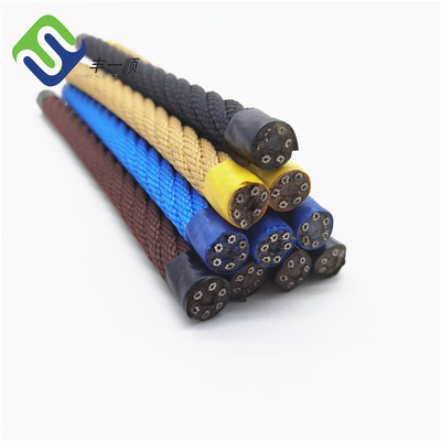 16 mm 6 Strang-Twist Polyester-Kombinationsseil für Kletternetze für Spielplätze
