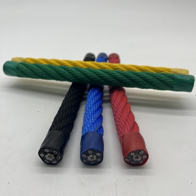 Mehrfarbige hoch UV-beständige verstärkte Polyester-Spielplatzkombinationsseile
