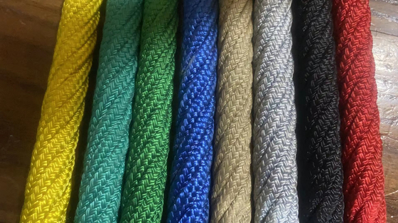 angepasste Farbe 16mm Polyester Kombination Spielplatzseil für Klettern Seilnetz