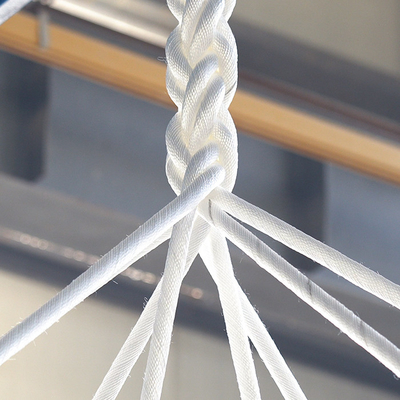 8 Stränge 64mmx220m Nylon Polyamid geflochtenes Seil mit Split-Schleife an jeder Seite
