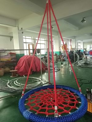 High Grade Classic Style Red Blue Bird Nest Swing for Playground with 120cm Dia and 500kg Capacity