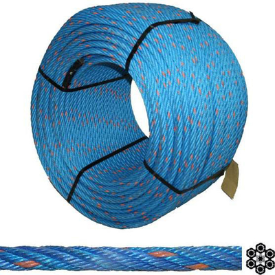 6 Stränge PP Kombinationsseil 6x19 iwrc/fc 18mm/20mm mit individueller Farbe