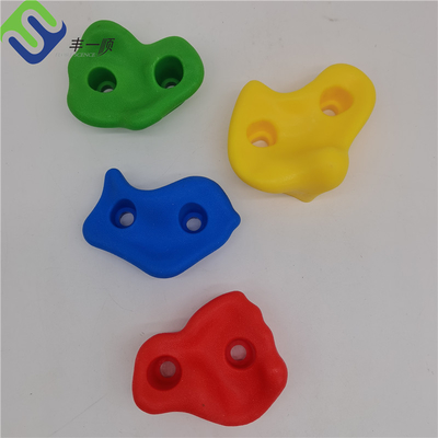 Mehrfarbige Klettergriffe aus Kunststoff für Kinder Spielplatz Kletterwand