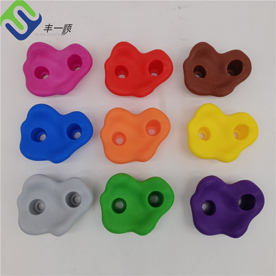 Mehrfarbige Klettergriffe aus Kunststoff für Kinder Spielplatz Kletterwand