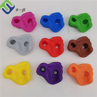 Mehrfarbige Klettergriffe aus Kunststoff für Kinder Spielplatz Kletterwand