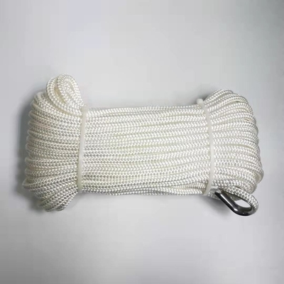 Doppel geflochtenes 10mm-Nylon-Polyamid-Seil für Marineboote Yacht-Schiffe