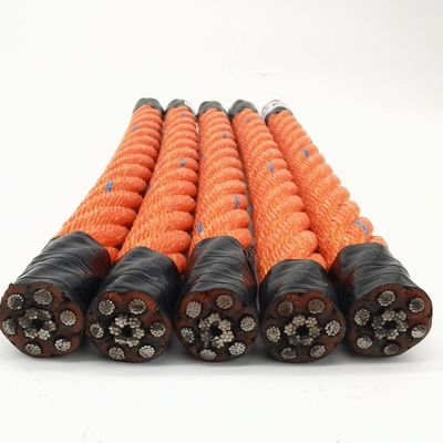 6 Strang 18mmx500m PP PE Kombination Draht Kern Seil für Fischerei Schleppschiff