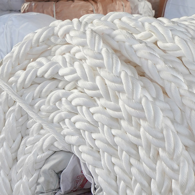 Floreszenz 48mm/64mm/72mm 8 Strang Polyester Marine Mooring Seile in China hergestellt