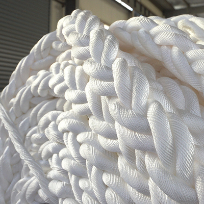 56 mm/64 mm/76 mm 8 Strang Polyester Marine Mooring Seil mit hohem MBL
