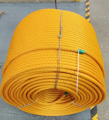 6 Stränge 16mm*500m Stahlkern PP Kombination Spielplatzseil für Kinder Spielplatzbrücke