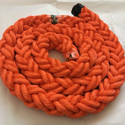 100% Hochfestigkeit UV-Widerstand 40mm 8 12 Strang Dacron Polyester Multifilament Marine Mooring Seil