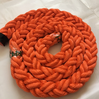 80mm 60mm Schiffe Anlegeseil Polyester Bootsseil 8 Strang
