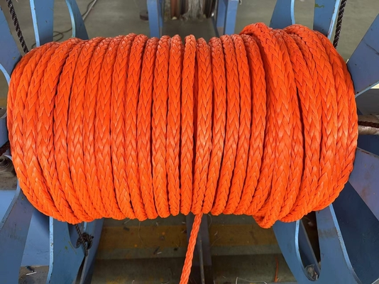 100% Uhmwpe Seil 12mm 12 Stränge Geflecht Hohe Festigkeit Druable Schnur Winch Schleppseil