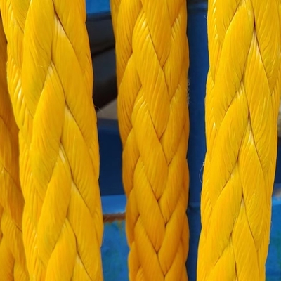 Zusammengefasste UHMWPE-Schiffseil 12 Strang 48 mm HMPE-Schiffseil