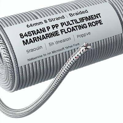 8-litzige PP-Marine-Festmacherleine 30mm-120mm schwimmendes Polypropylen