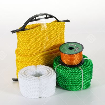 3-litzige PE-Polyethylen-Seil - Schwimmfähig, UV-beständig, weich, abriebfest für Fischerei, Aquakultur, Schifffahrt, Landwirtschaft