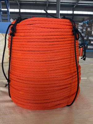 Kundenspezifische Schnittlängen, überlegene Chemikalienbeständigkeit, Marine-Grade UHMWPE-Trosse mit hoher Bruchfestigkeit