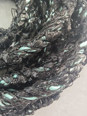 3 Stränge Polypropylen Schalentierzuchtseile 16mmx220m Schwarze Farbe mit UV-Resistenz Made in Florescence