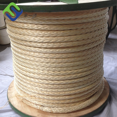 Hochfester 12 Strang Uhmwpe flocht Schnur Tow Mooring Rope For Shipyard