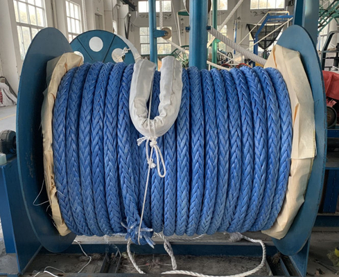 Hochfester 12 Strang Uhmwpe flocht Schnur Tow Mooring Rope For Shipyard