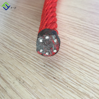 Hohes Bruchlast im Freien 40KN des Nylonspielplatz-kletterndes Nettoseil-16mm