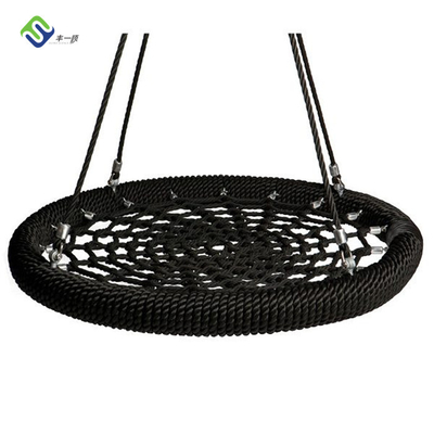 Im Freien des Kindervogel-Nest-Korb-Spielplatz-Nettoschwingen-100cm besonders angefertigt